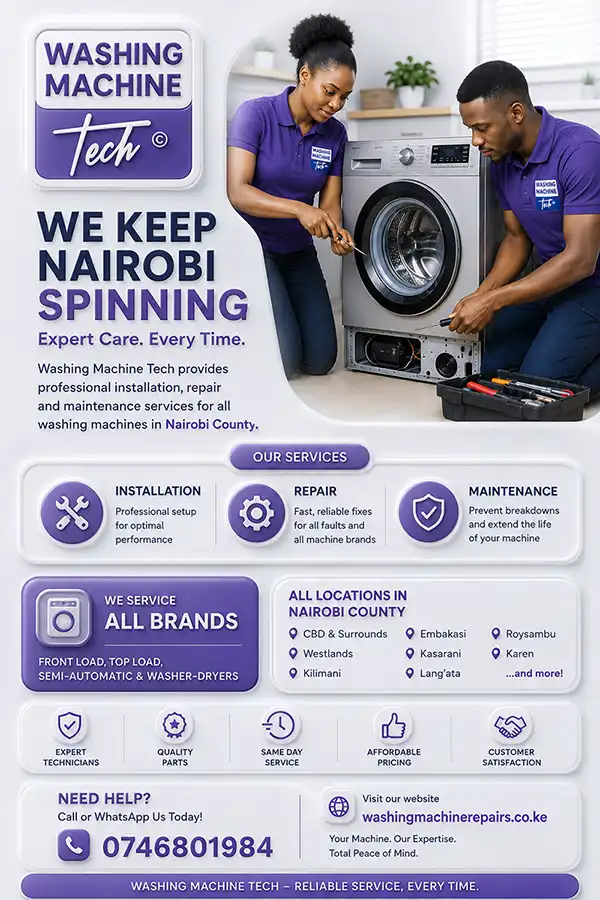 Why Choose Washing Machines Tech Nairobi