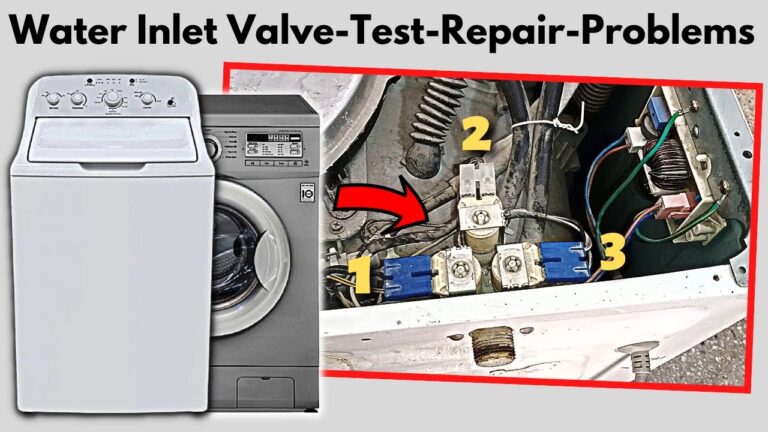 Signs of a failing water inlet solenoid coil